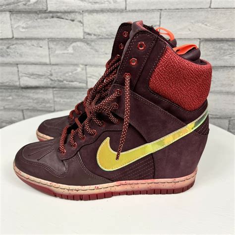 nike dunk sneaker wedges|Nike sky high dunk boots.